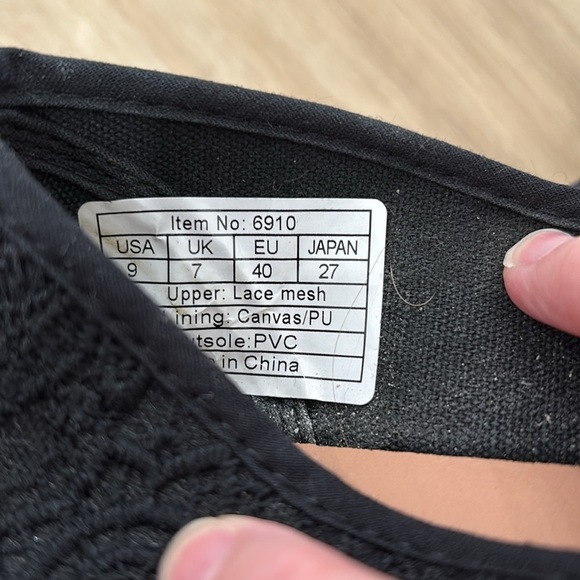 NEW Women’s Lace Detail Espadrilles - Picture 5 of 5